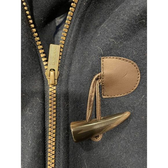 Land’s End Wool Toggle Duffle Car Coat Jacket Size M - Picture 4 of 9